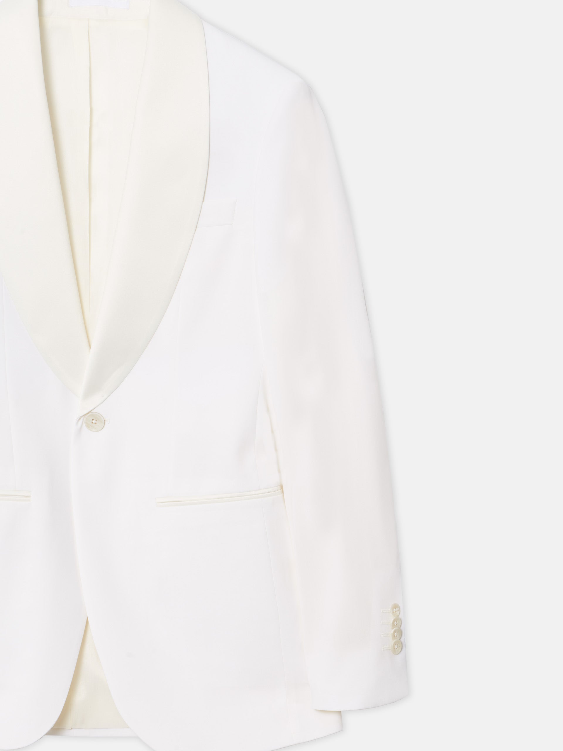 Veste de smoking blanche Silbon