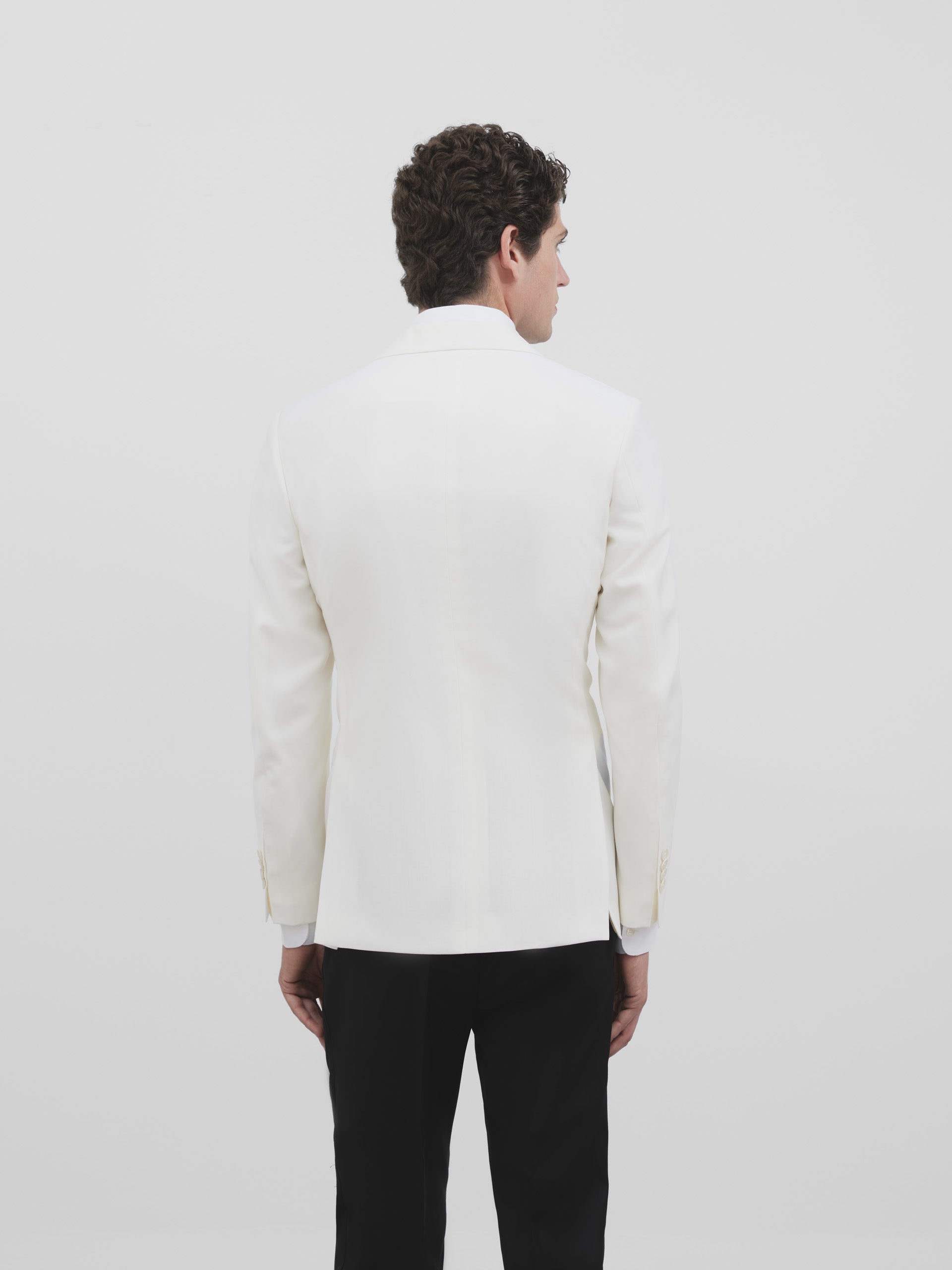 Veste de smoking blanche Silbon