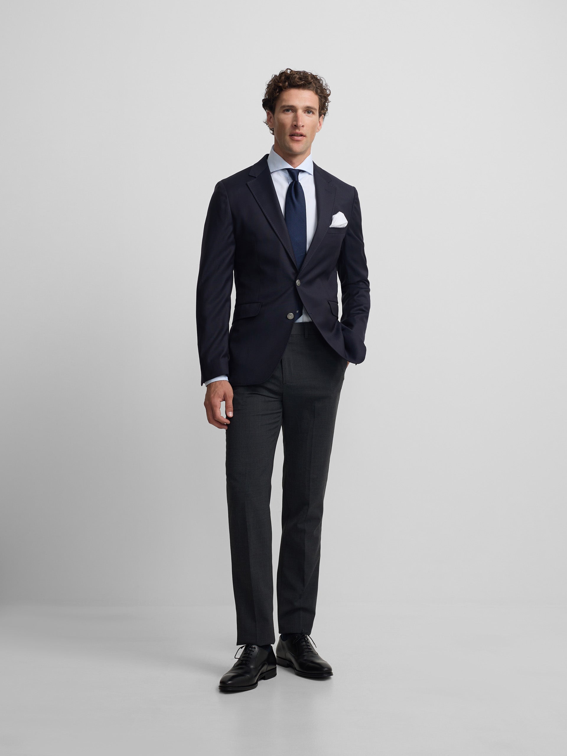 Americana stretch clasica navy