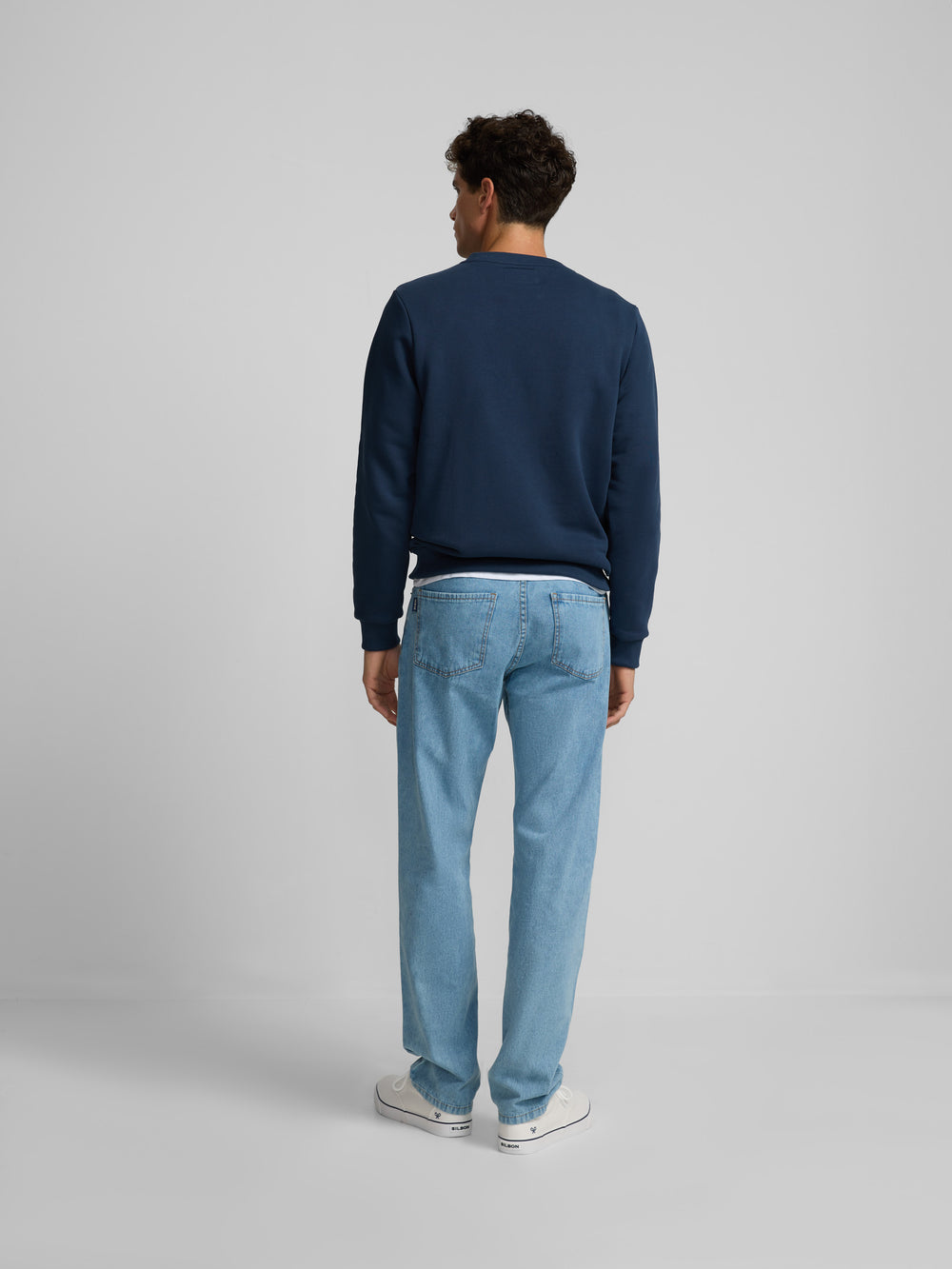 Sudadera silbon raqueta media azul marino