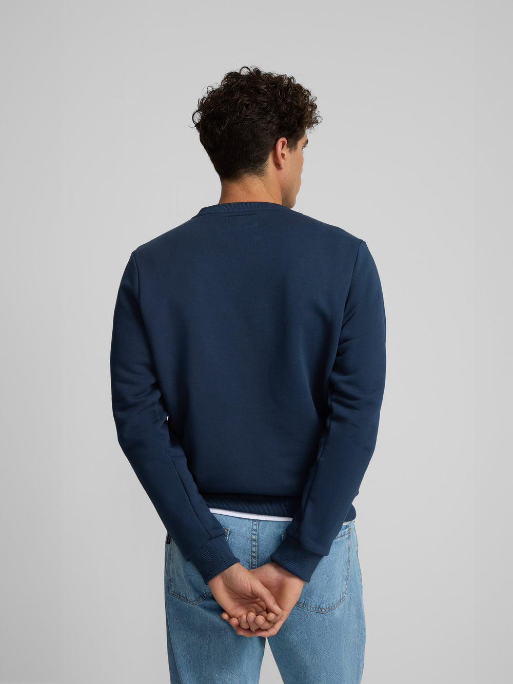 Sudadera silbon raqueta media azul marino