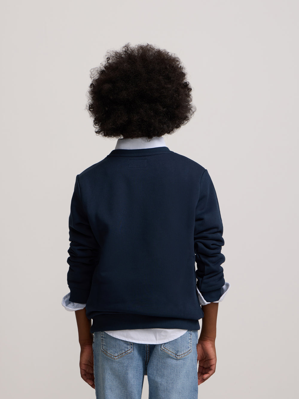 Sweat-shirt enfant raquette demi multicolore