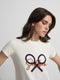 T-shirt femme classique écru