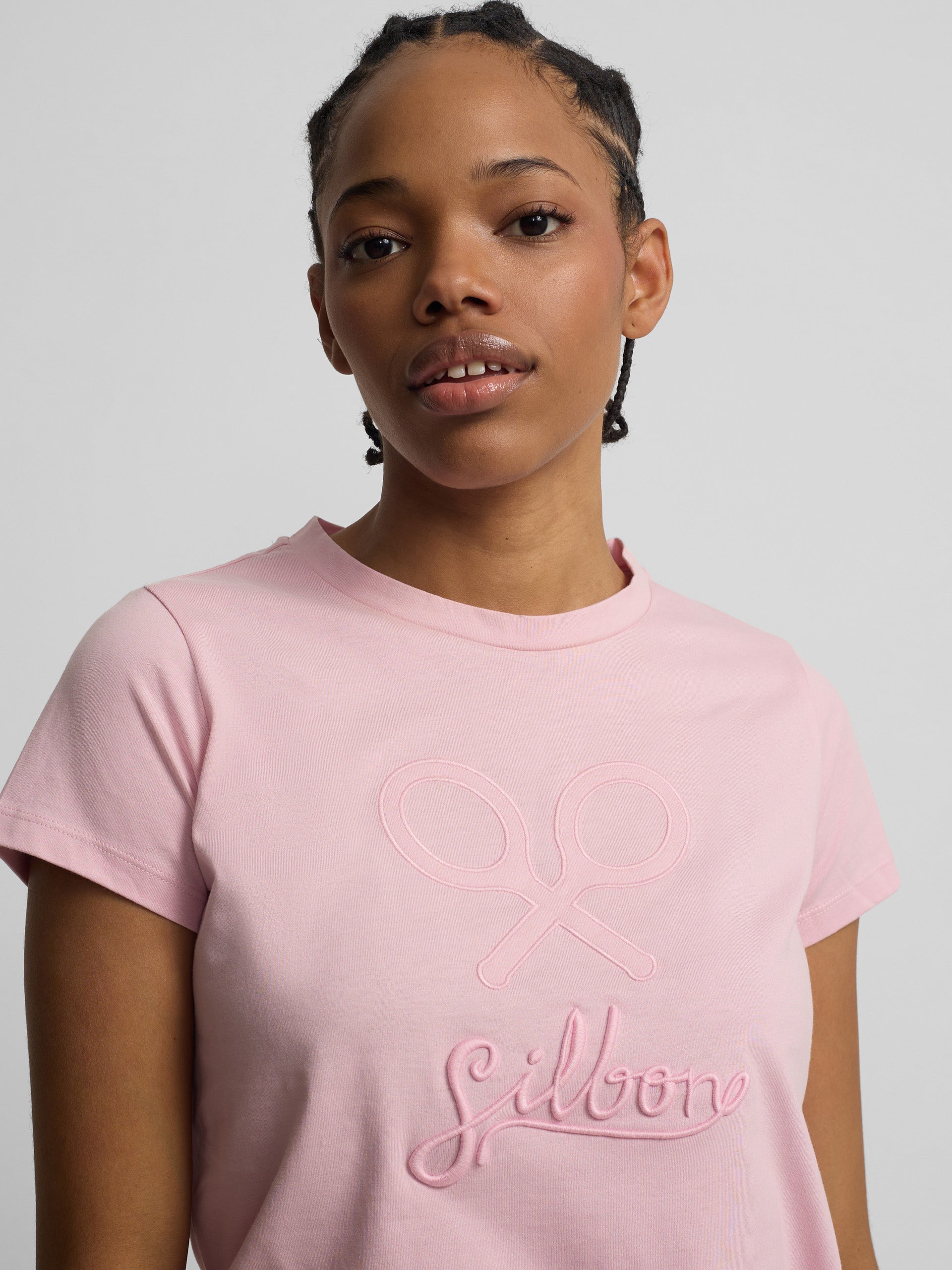 Classic light pink women's t-shirt