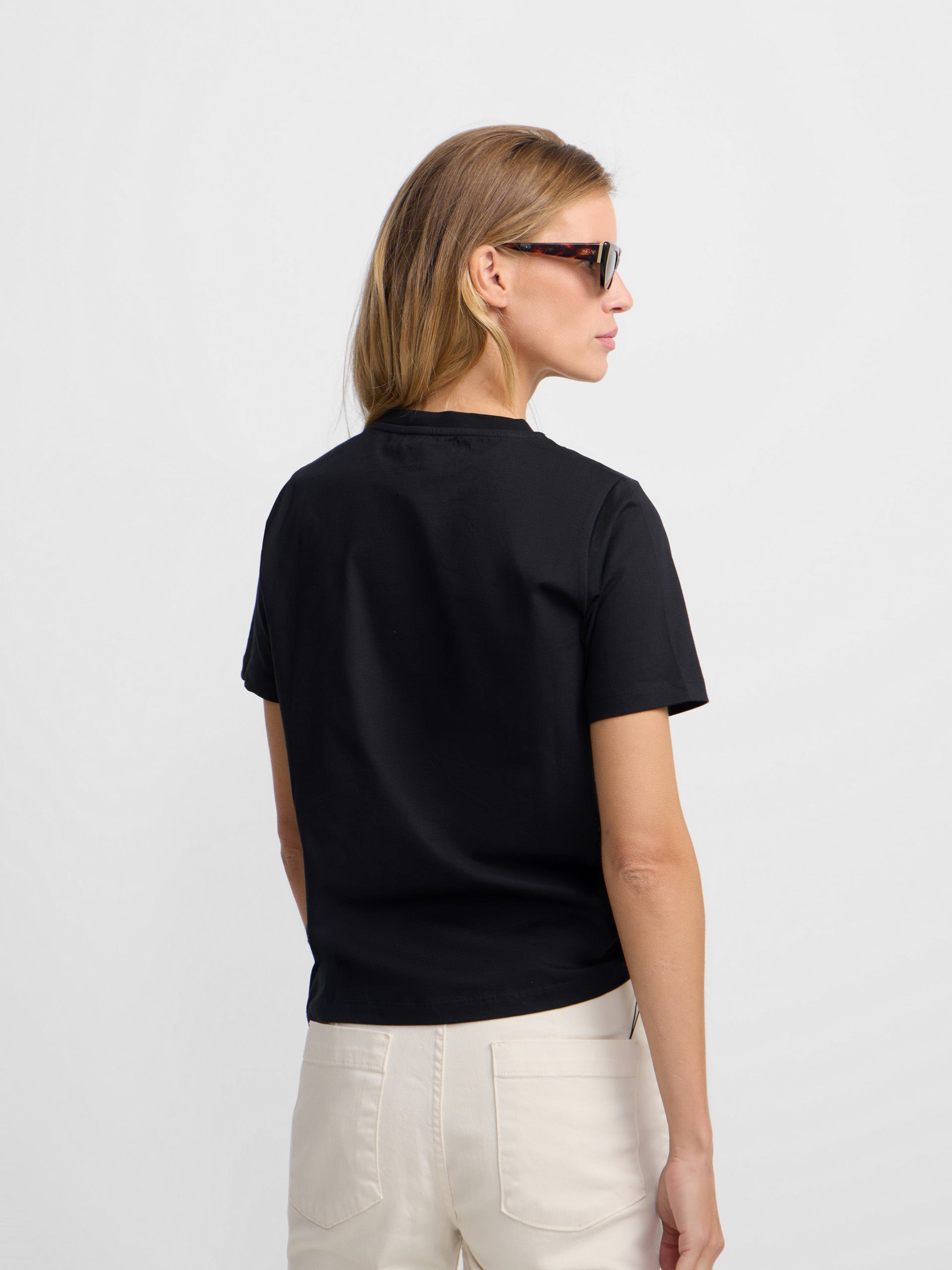 T-shirt femme sunny raquette noire