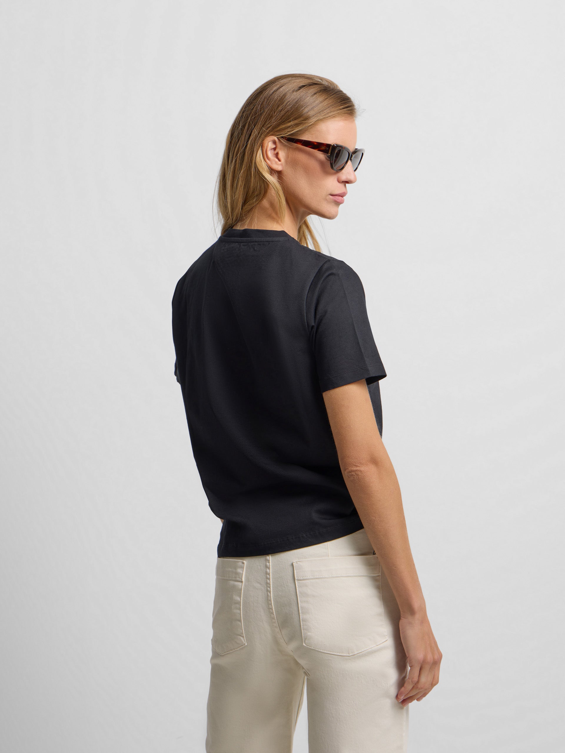 T-shirt femme sunny raquette noire