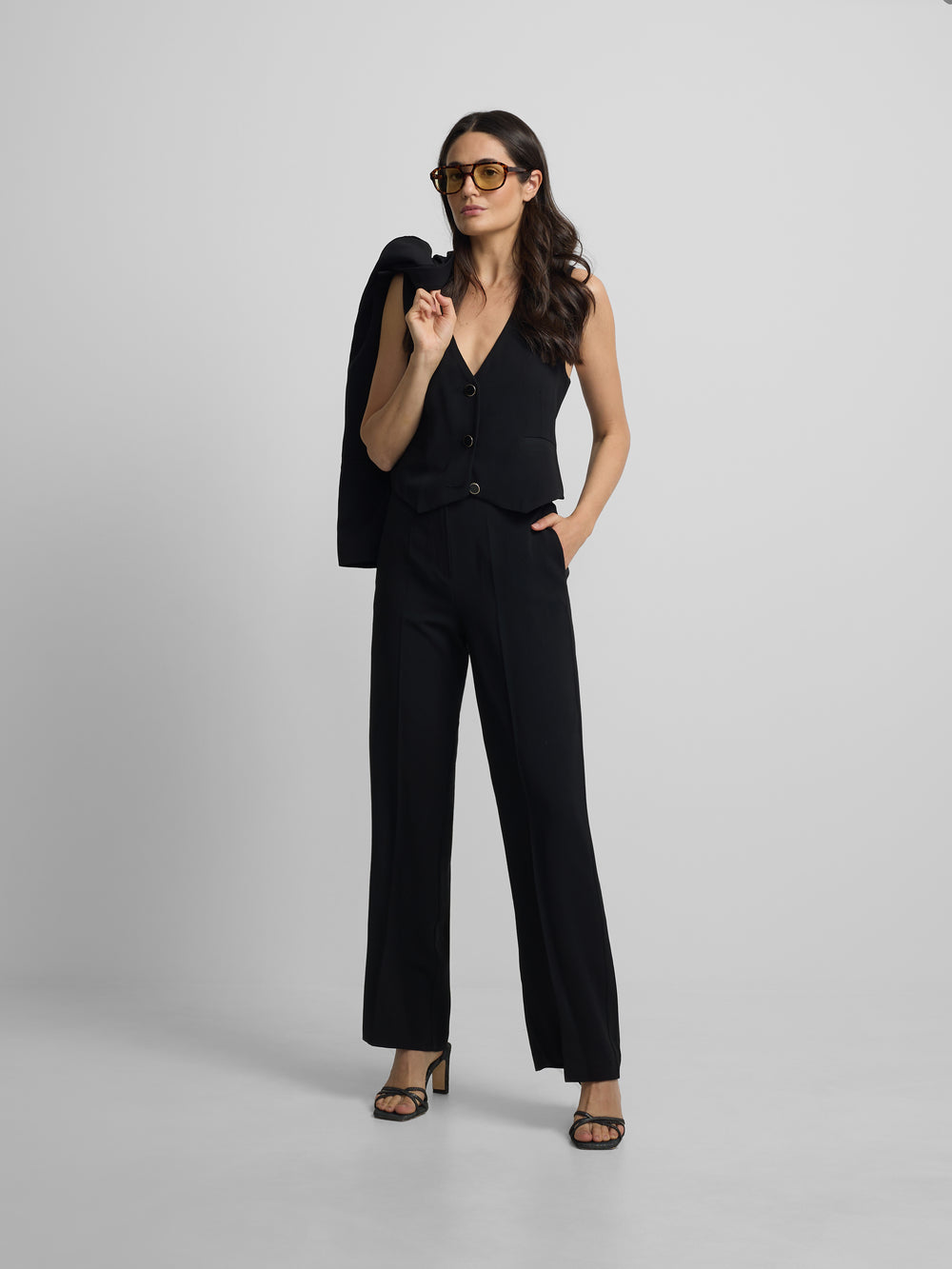 Classic black women's trousers