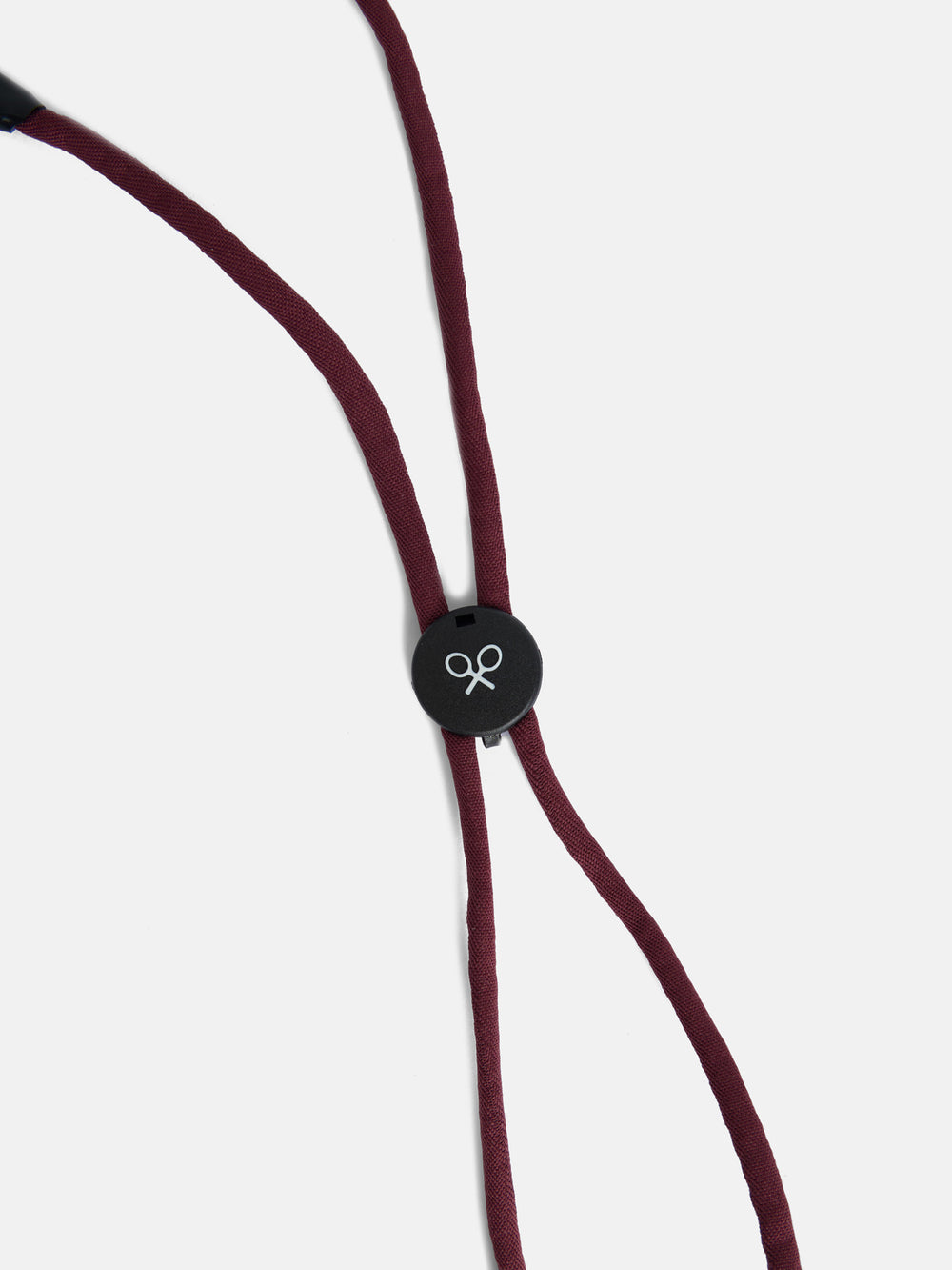 Burgundy glasses cord