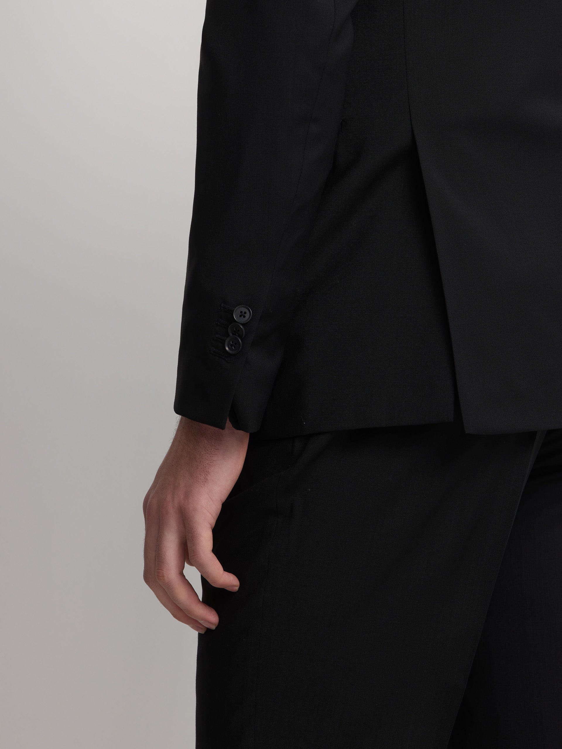Americana traje clasico negro