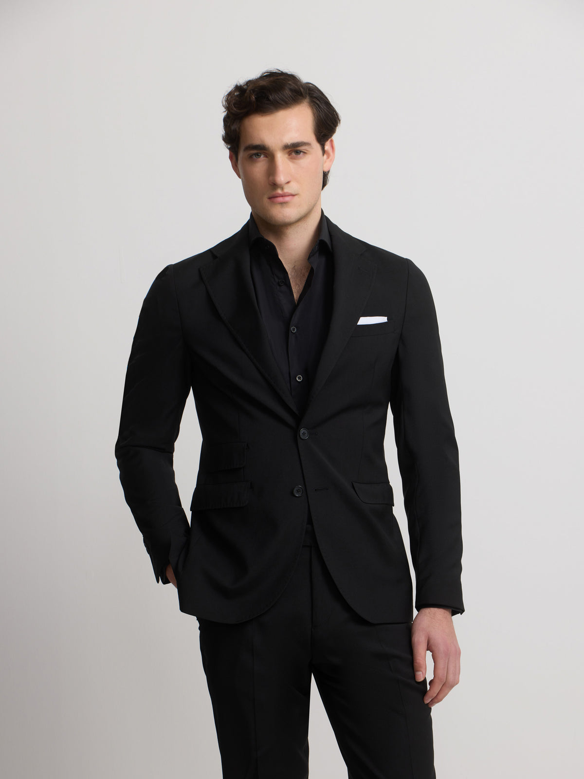 Americana traje clasico negro