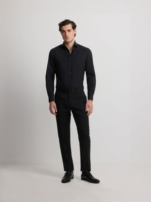 Pantalon de costume classique noir