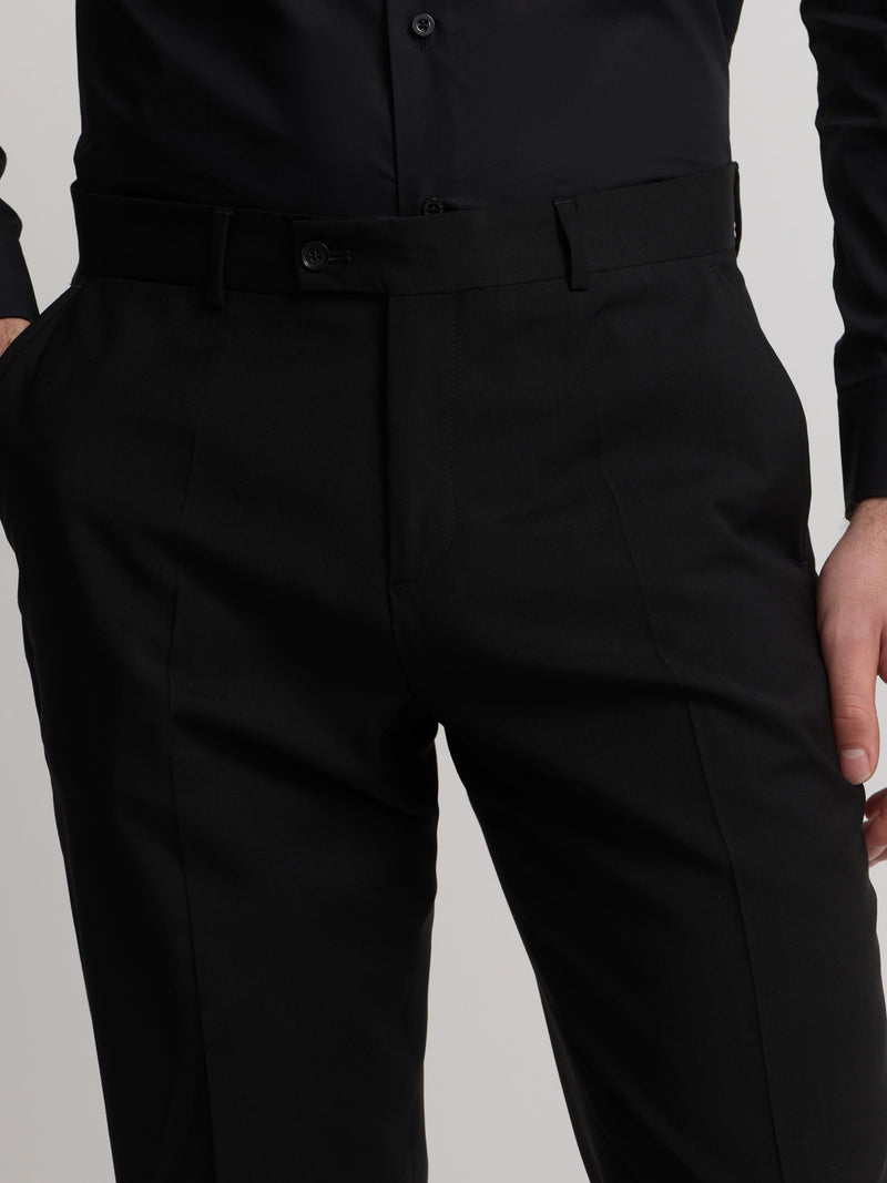 Pantalon de costume classique noir