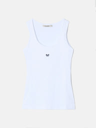 Débardeur femme blanc