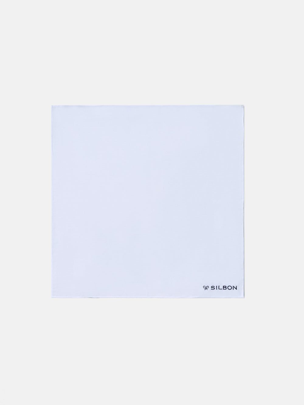 White logo handkerchief