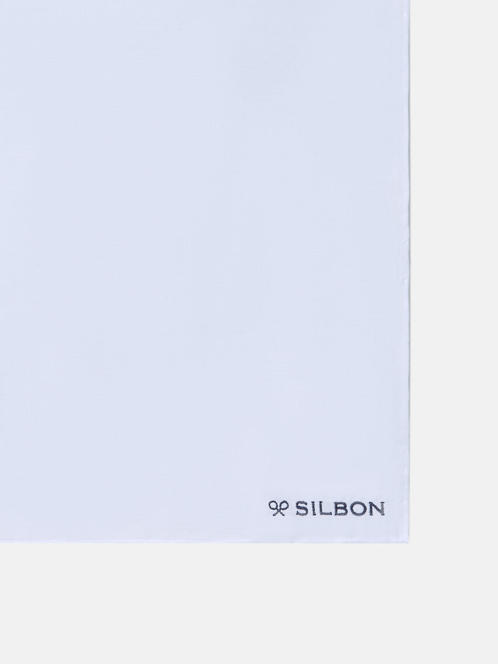 White logo handkerchief