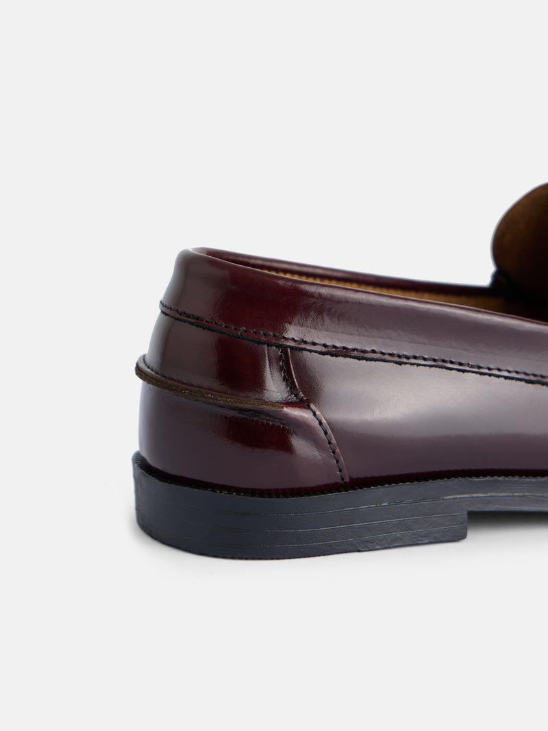 Zapato kids antifaz burdeos