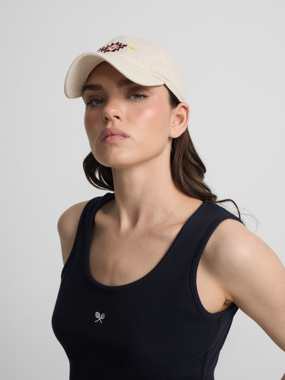 Débardeur femme bleu marine