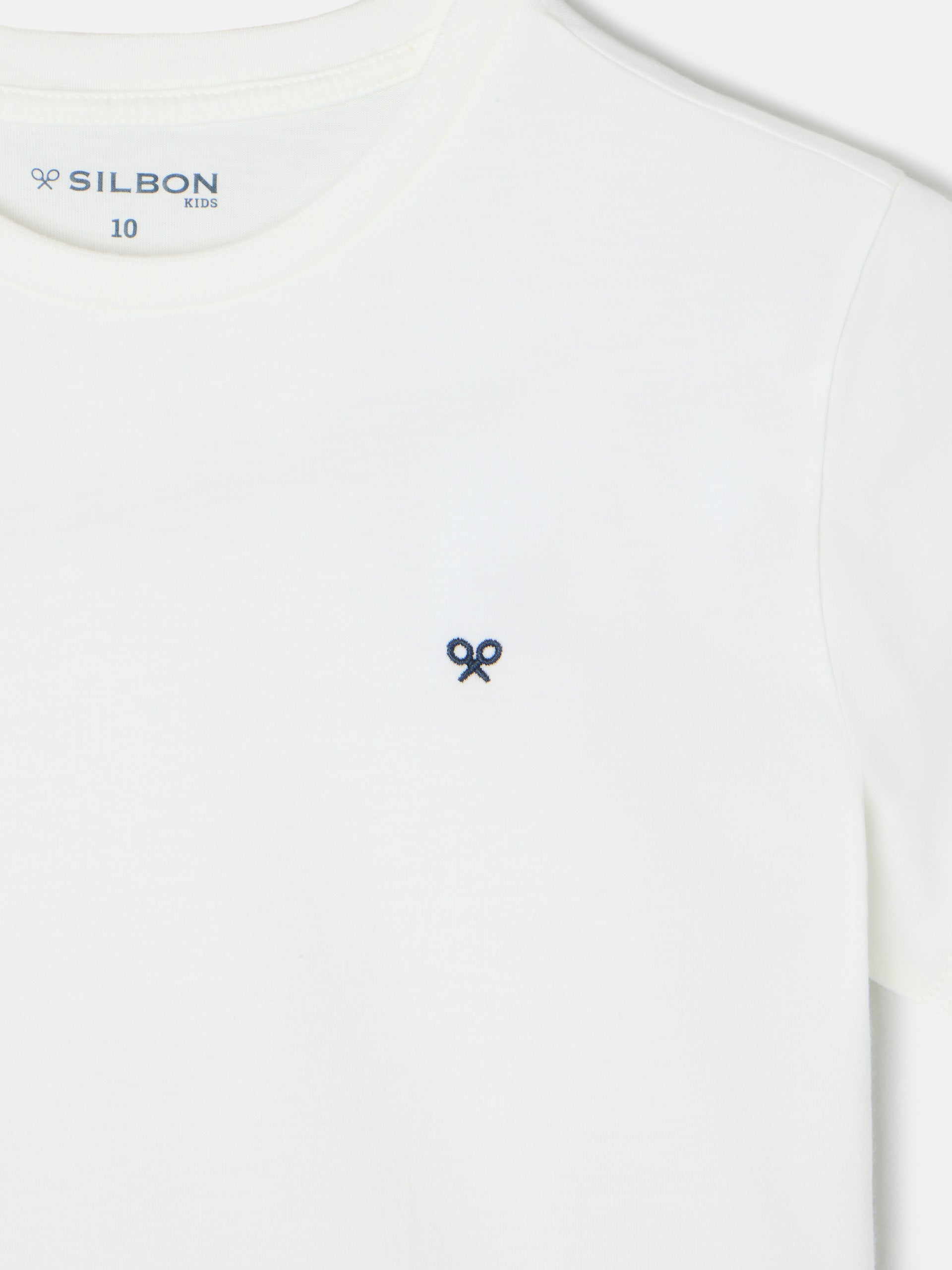 T-shirt kids minilogo branca