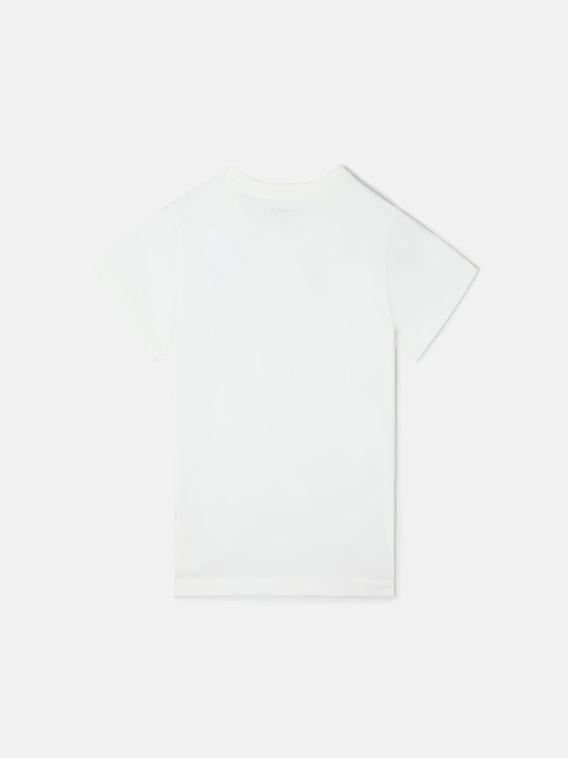 White kids minilogo t-shirt