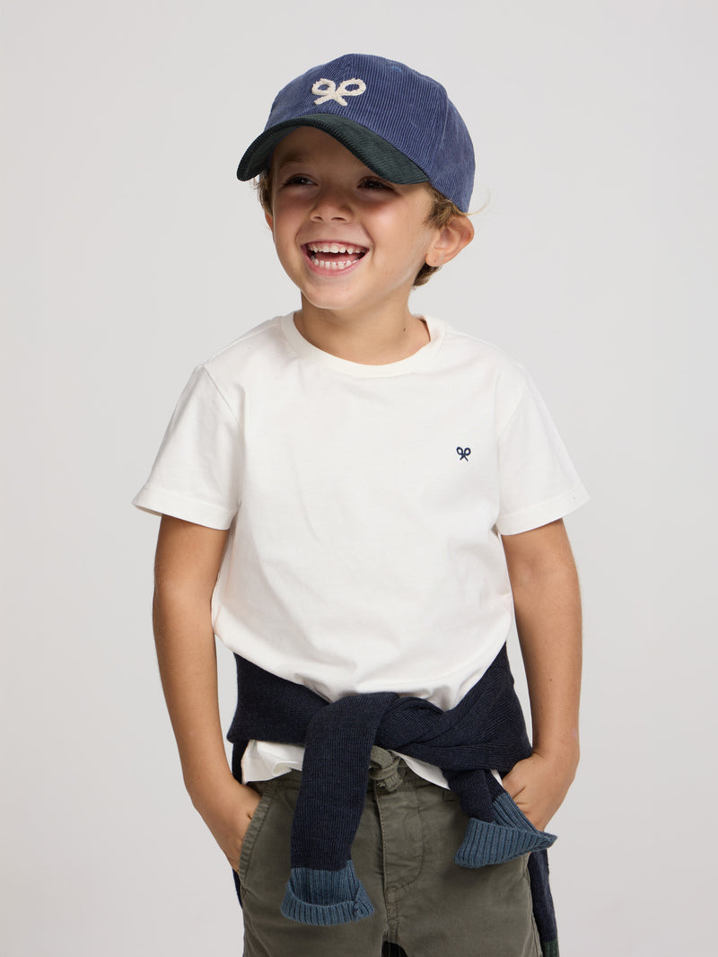 White kids minilogo t-shirt
