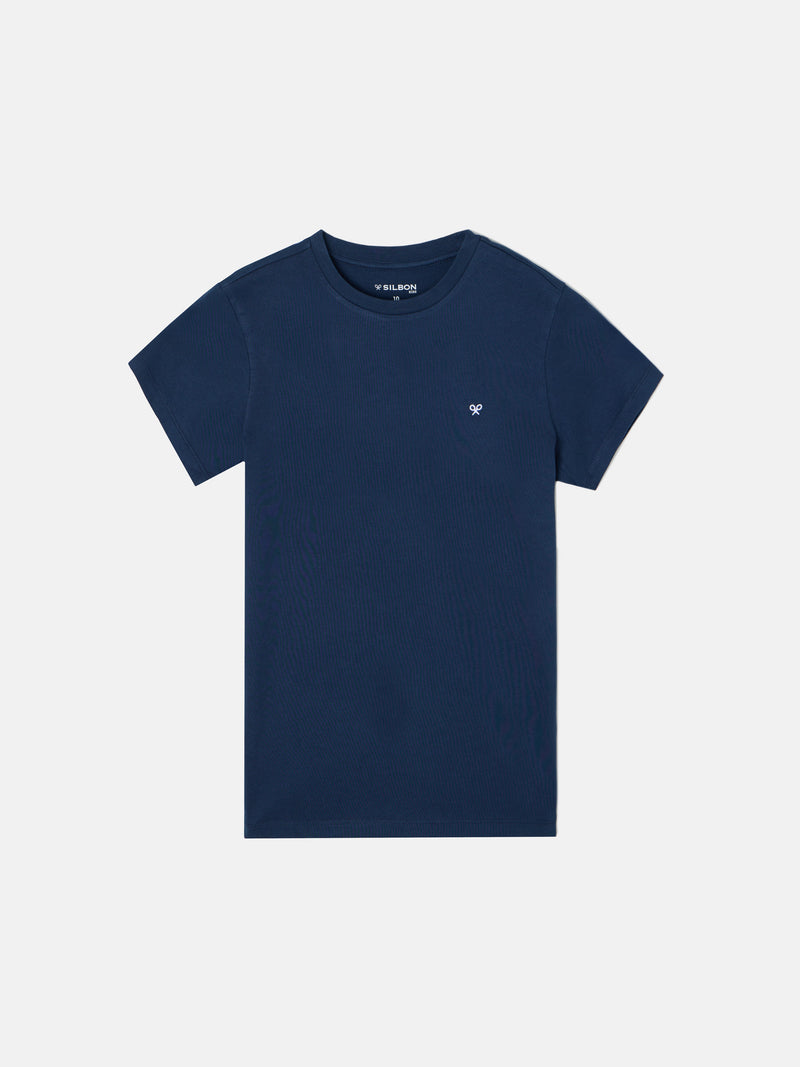 Camiseta kids minilogo azul marino
