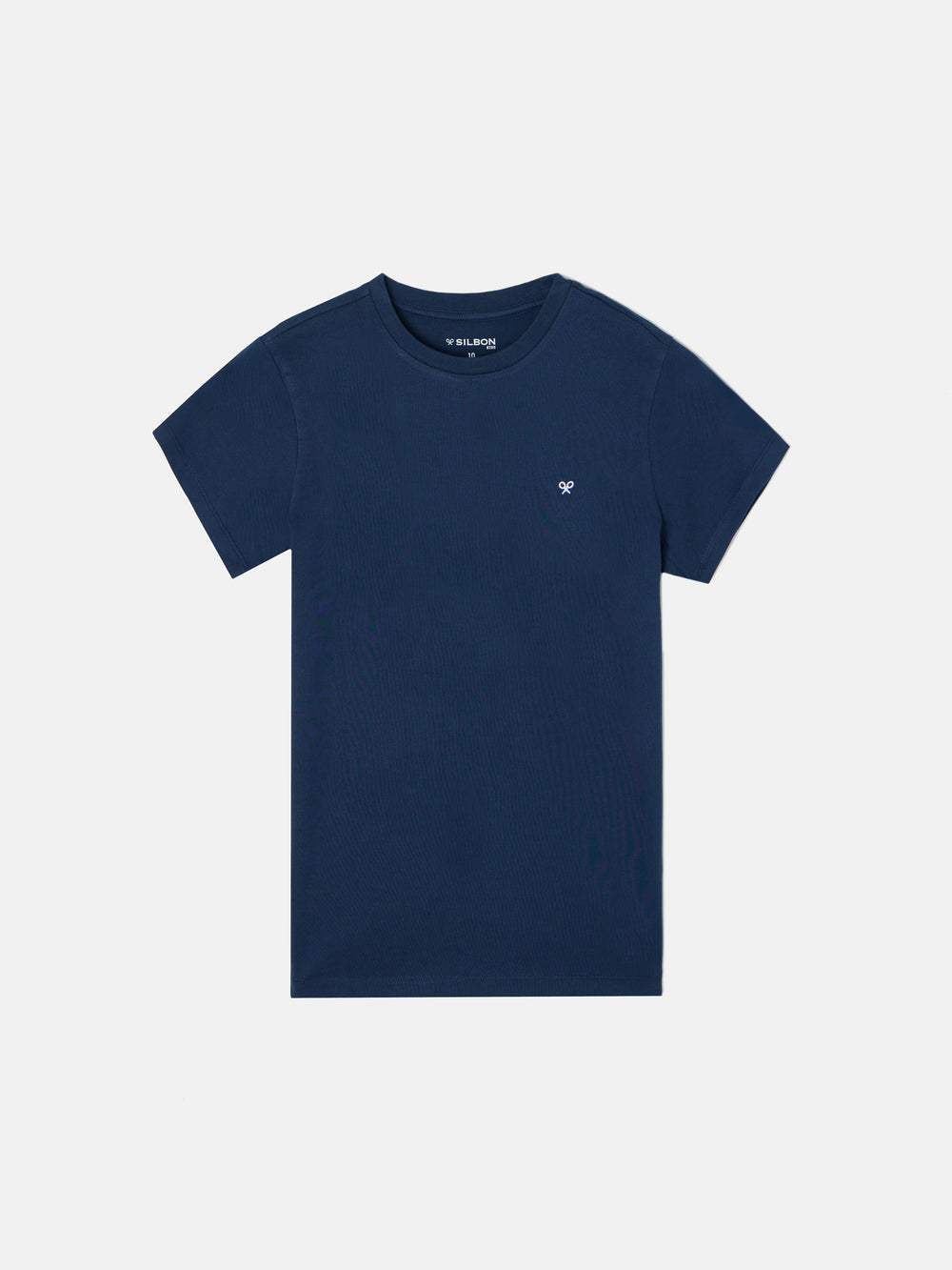 T-shirt kids minilogo azul-marinho