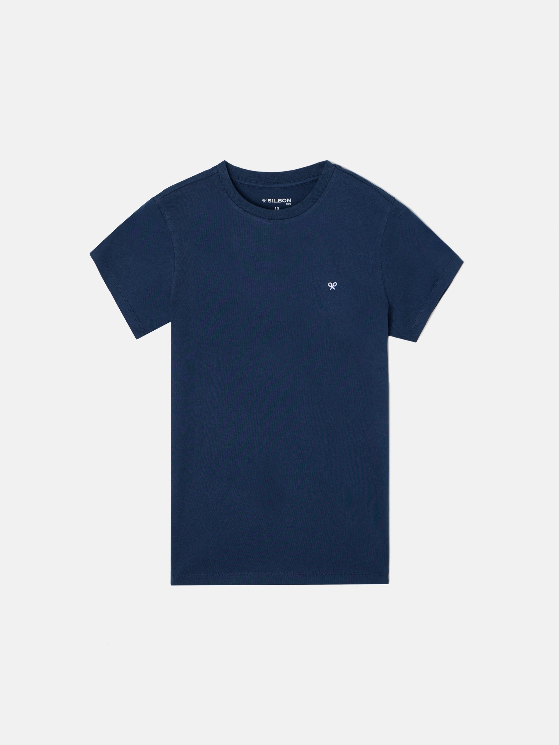 T-shirt kids minilogo azul-marinho