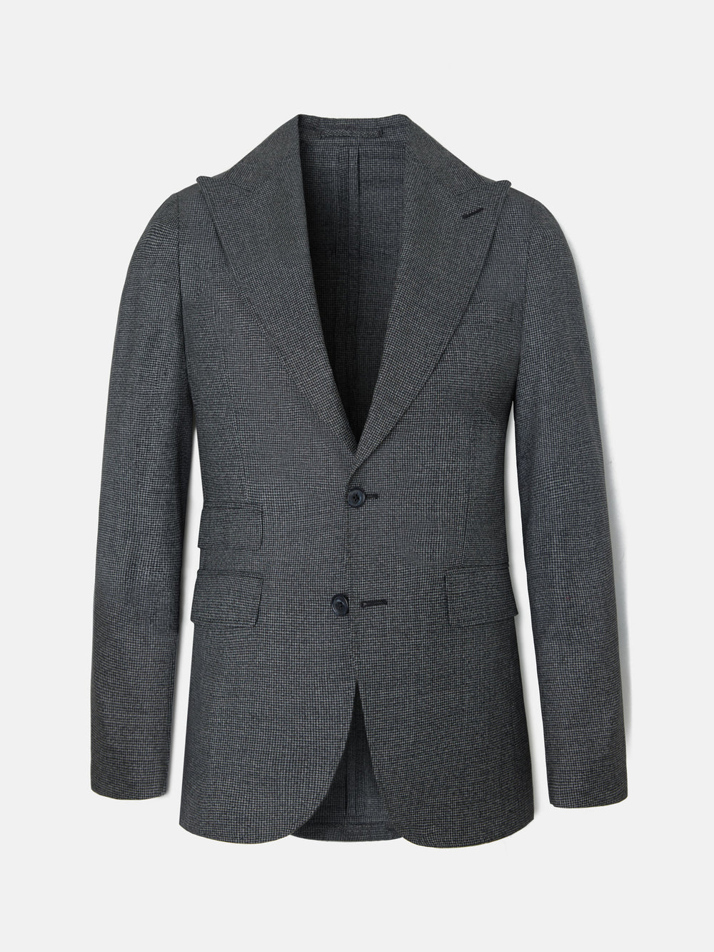Americana traje pata de gallo gris