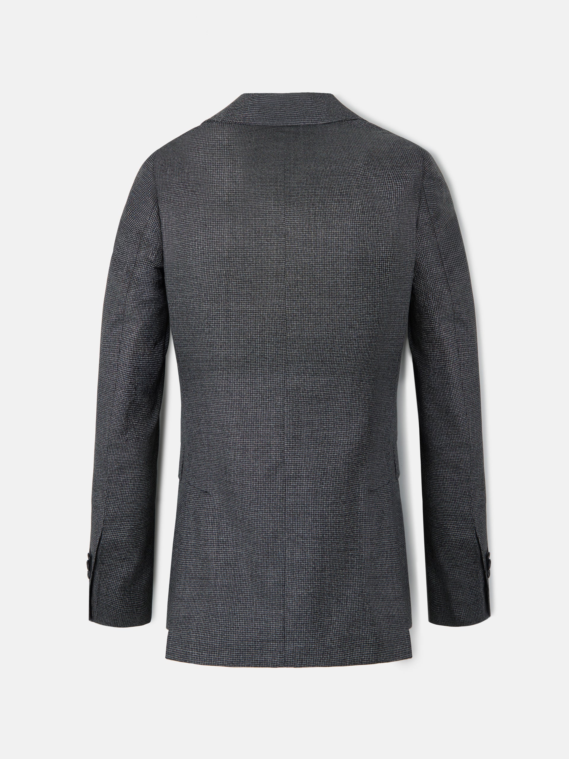 Grey houndstooth suit jacket