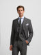 Veste de costume pied-de-poule grise