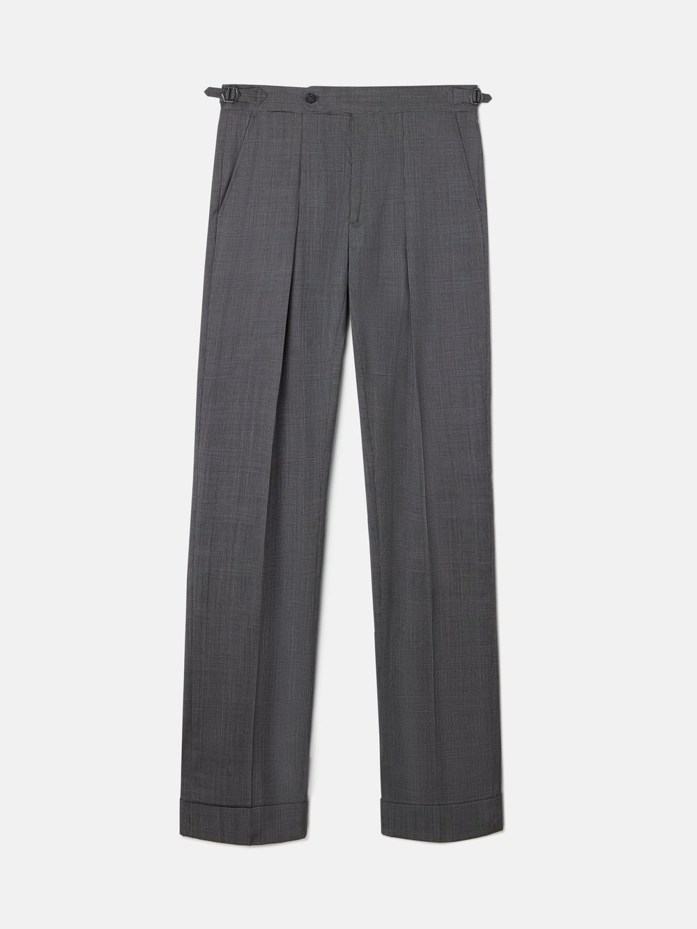 Pantalon traje clasico principe de gales gris