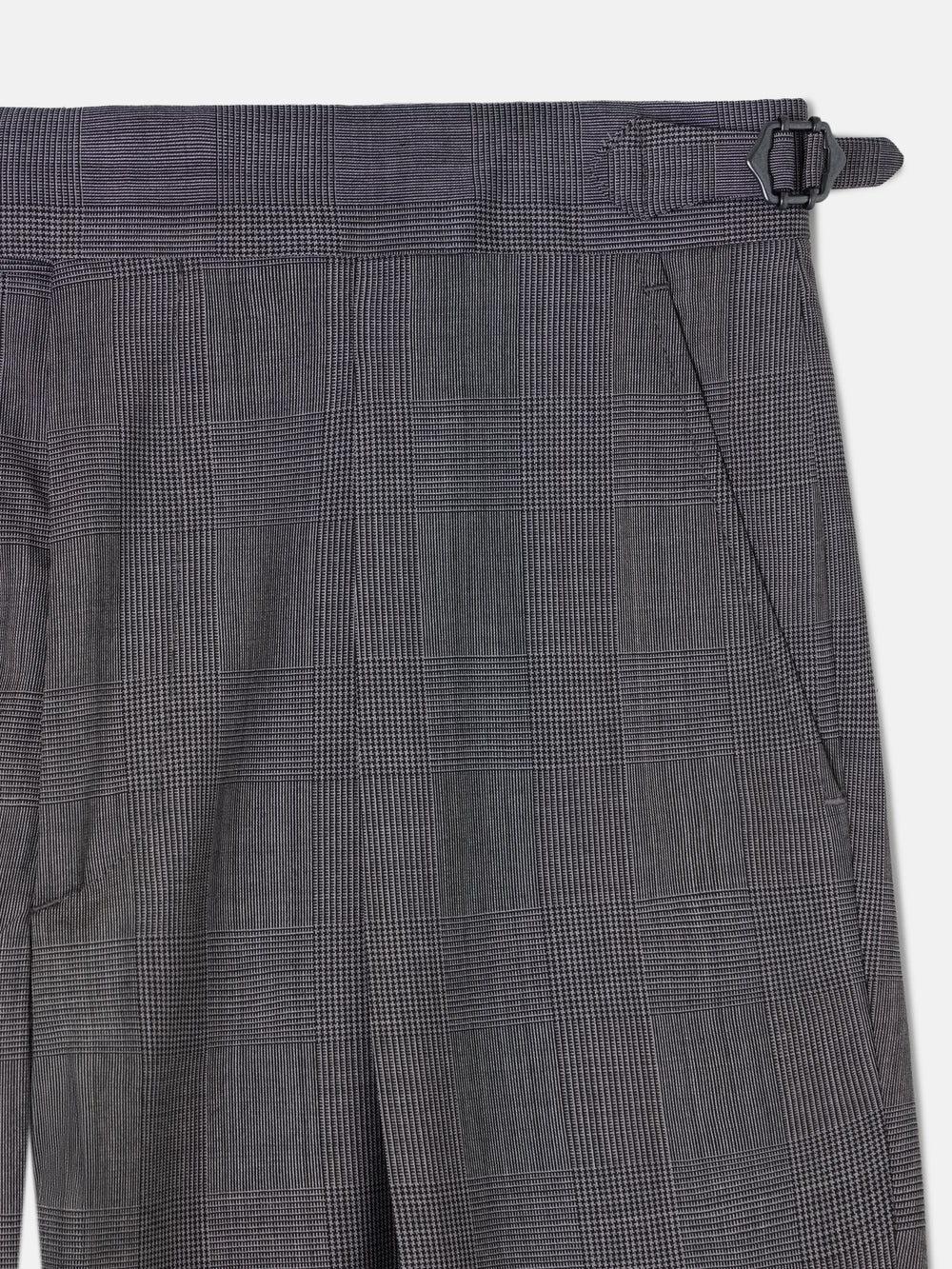 Pantalon traje clasico principe de gales gris