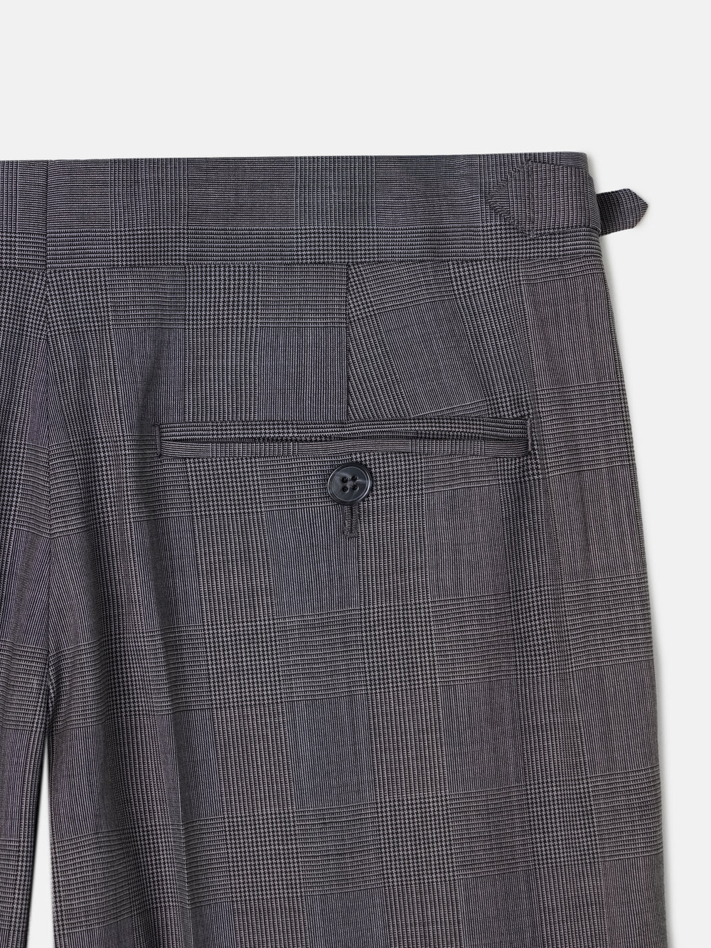 Pantalon traje clasico principe de gales gris