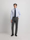 Pantalon traje clasico principe de gales gris