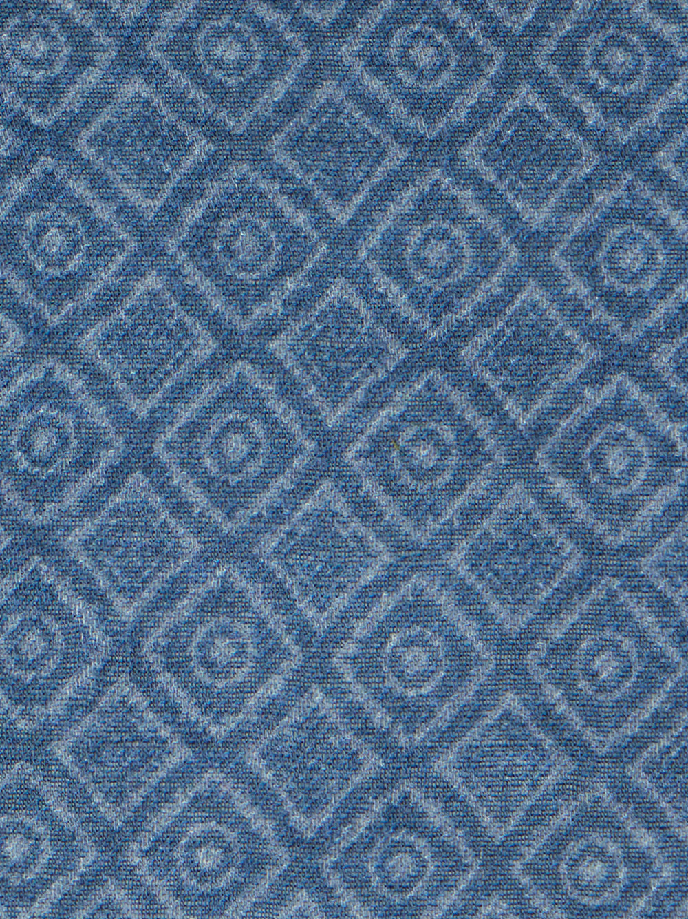 Lenço motivo azulejo azul verde