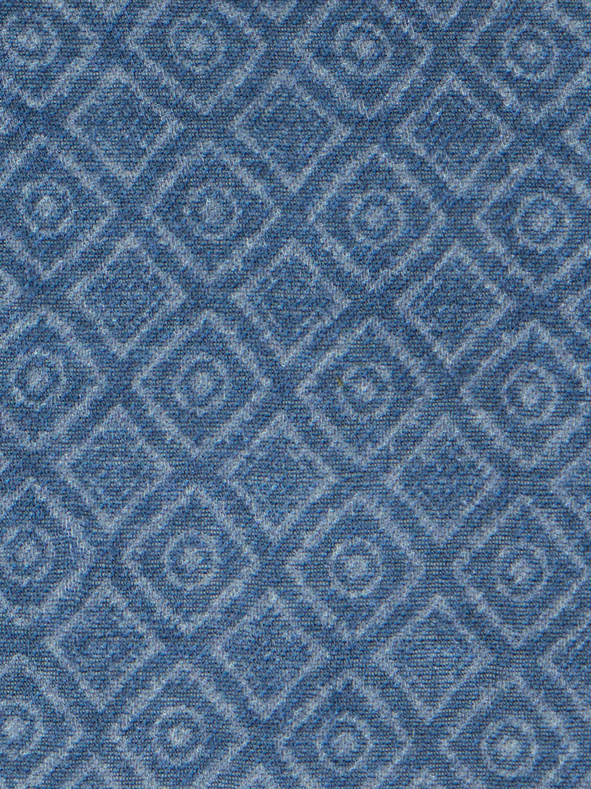 Lenço motivo azulejo azul verde