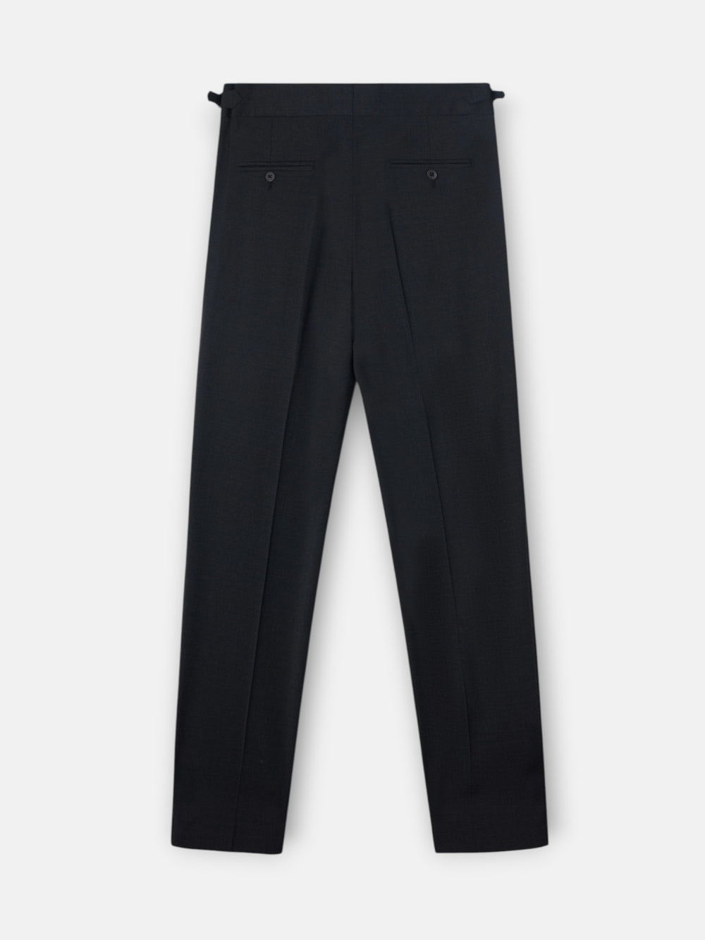 Pantalon habillé à pinces gris foncé