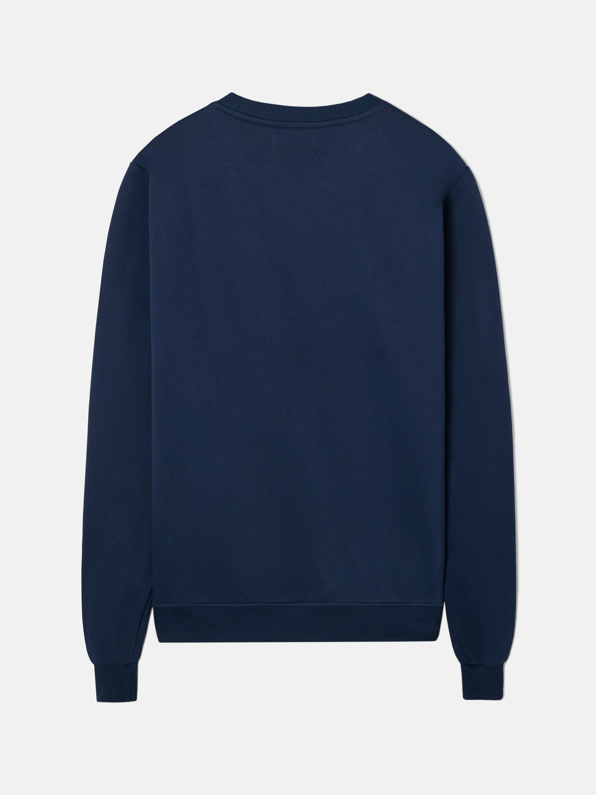 Sweat-shirt bleu marine avec mini-logo