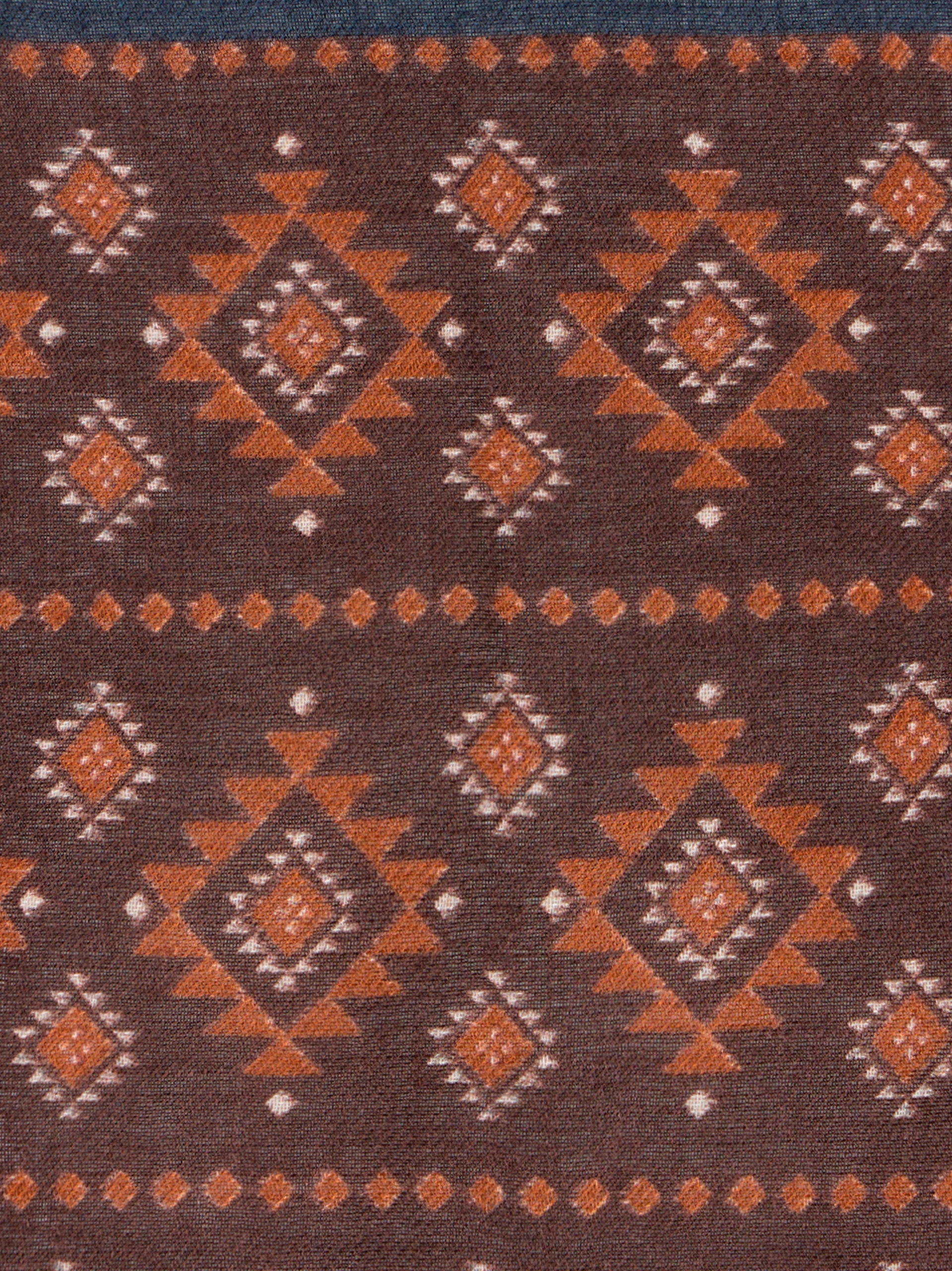 Lenço com losangos étnicos coloridos