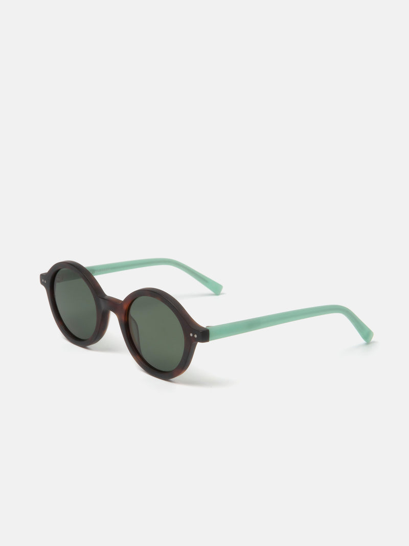 Lunettes de soleil MOxSILBON kids Deriva écaille verte