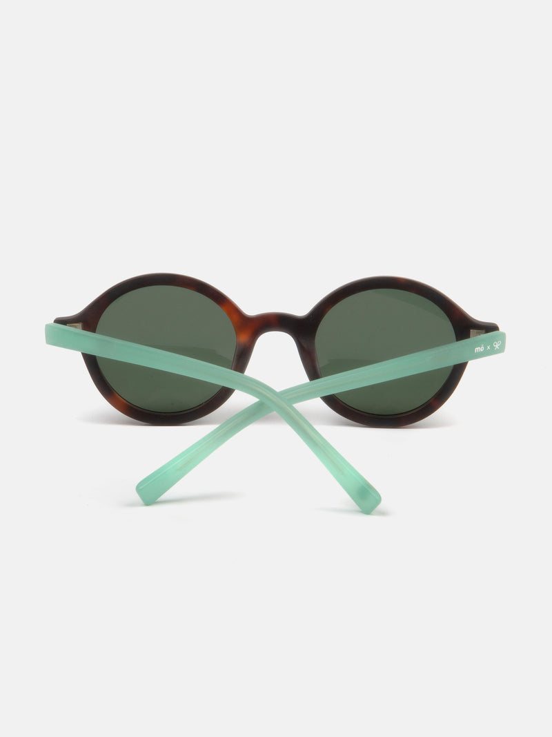 Lunettes de soleil MOxSILBON kids Deriva écaille verte