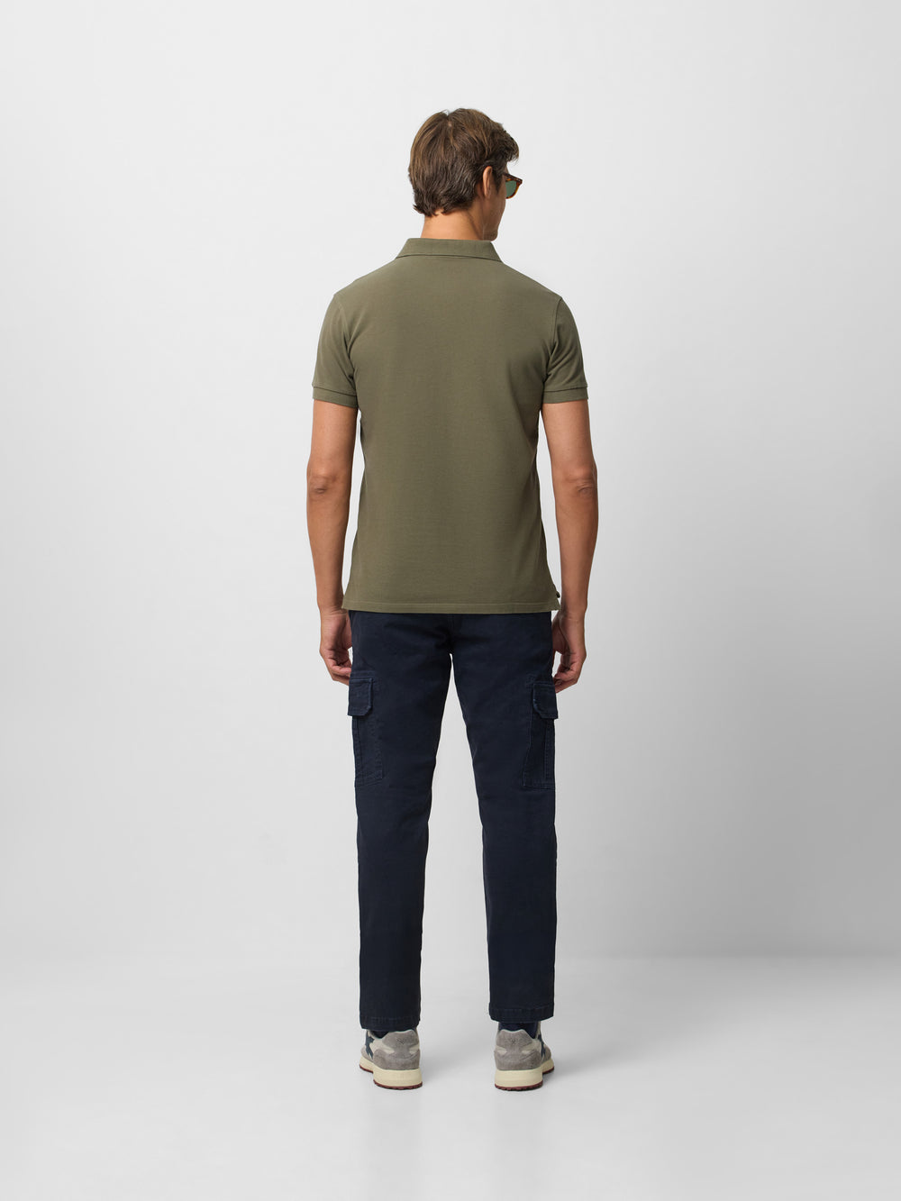 Pantalon cargo casual azul marino