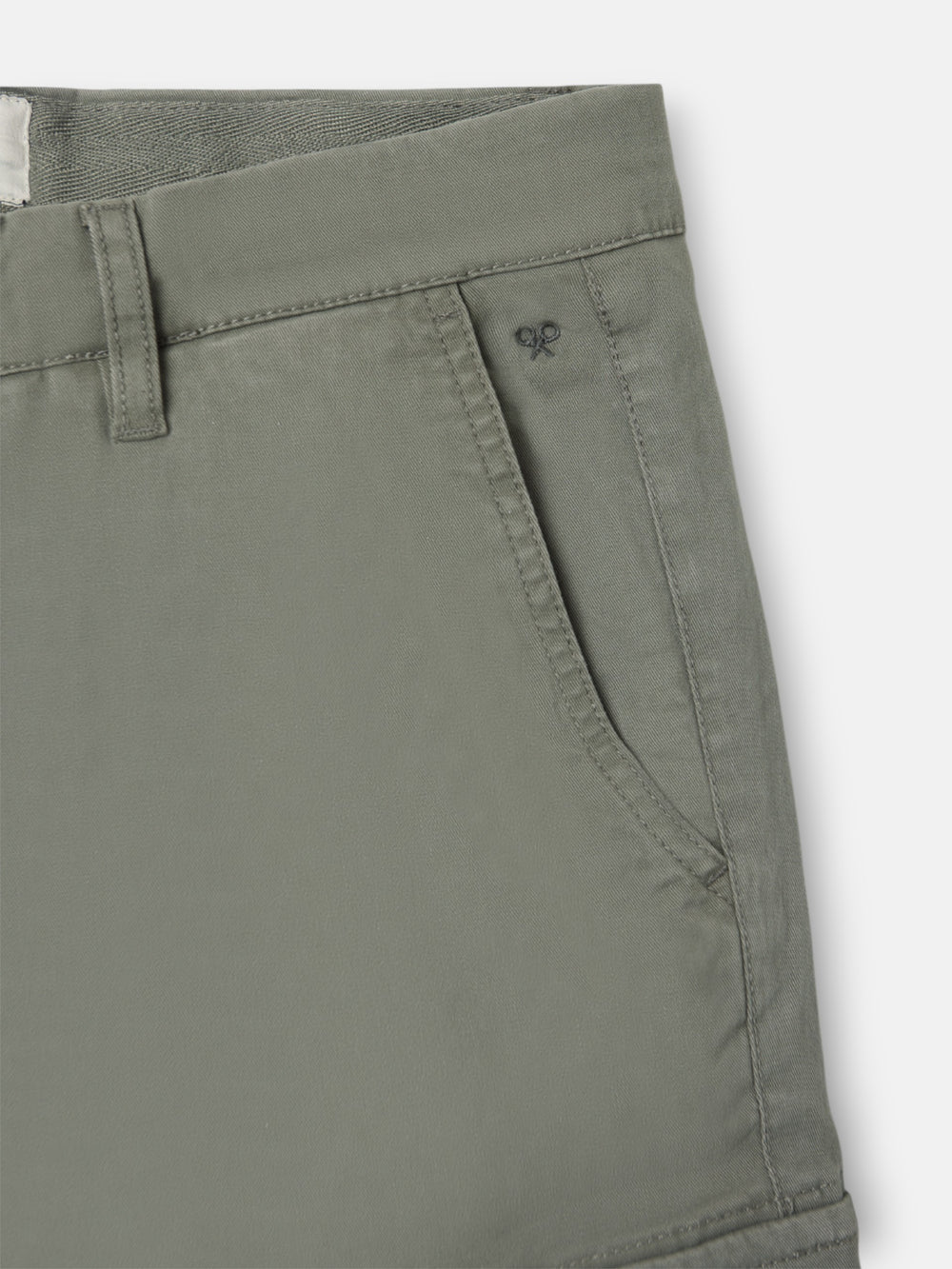 Pantalon cargo casual verde