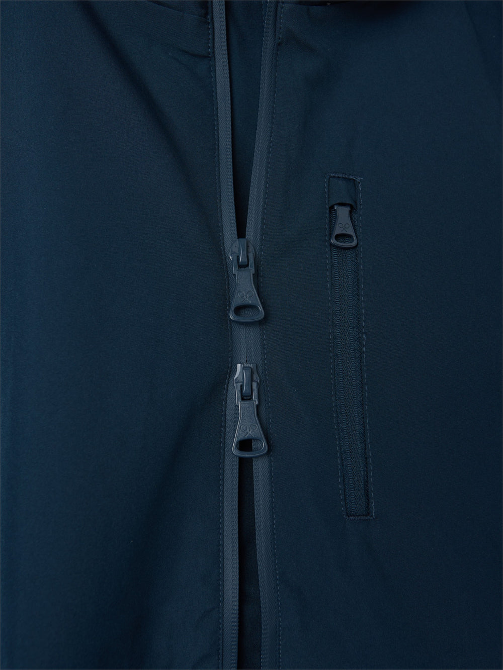 Chaqueta capucha cortavientos marino
