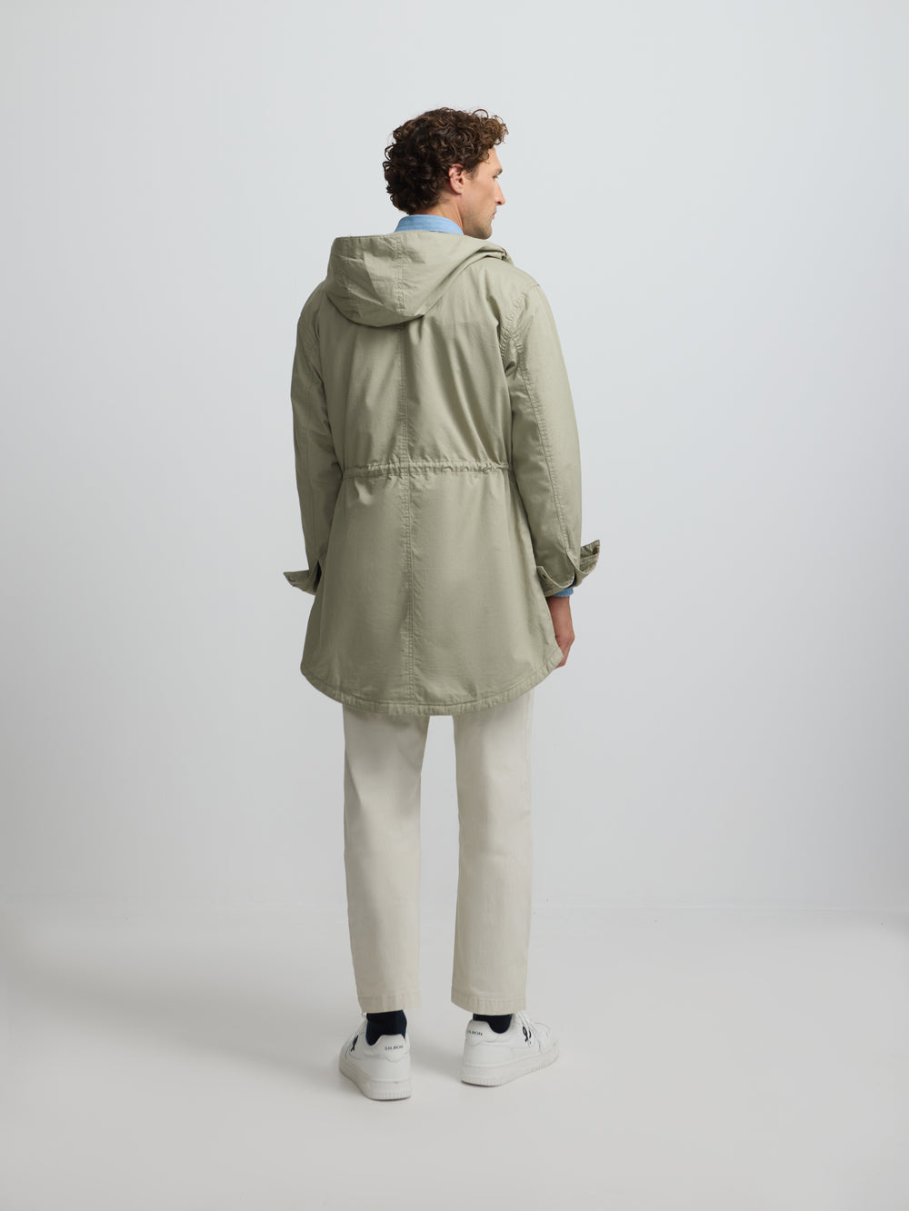 Parka garment dye verde