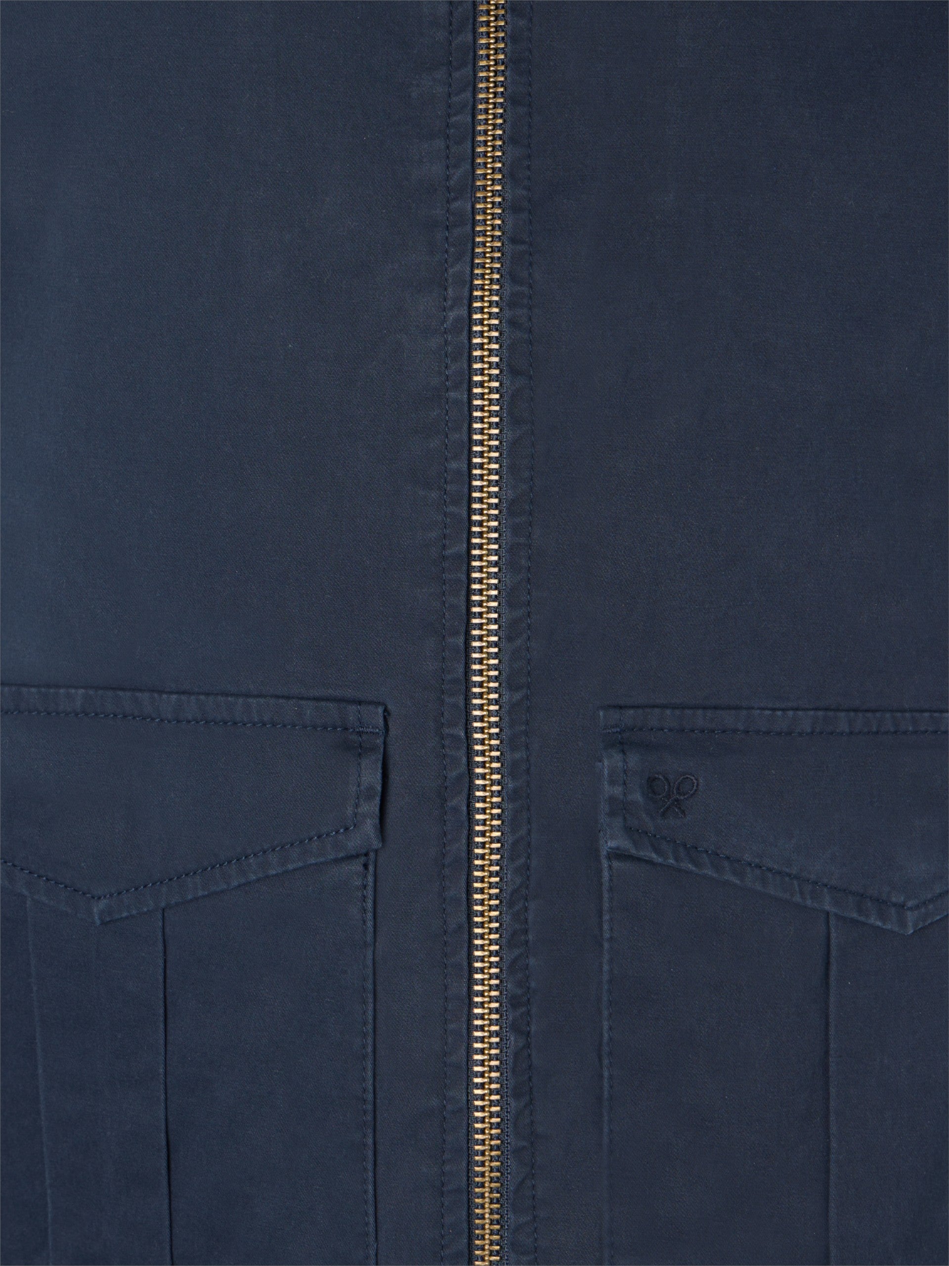 Navy blue garment dye jacket