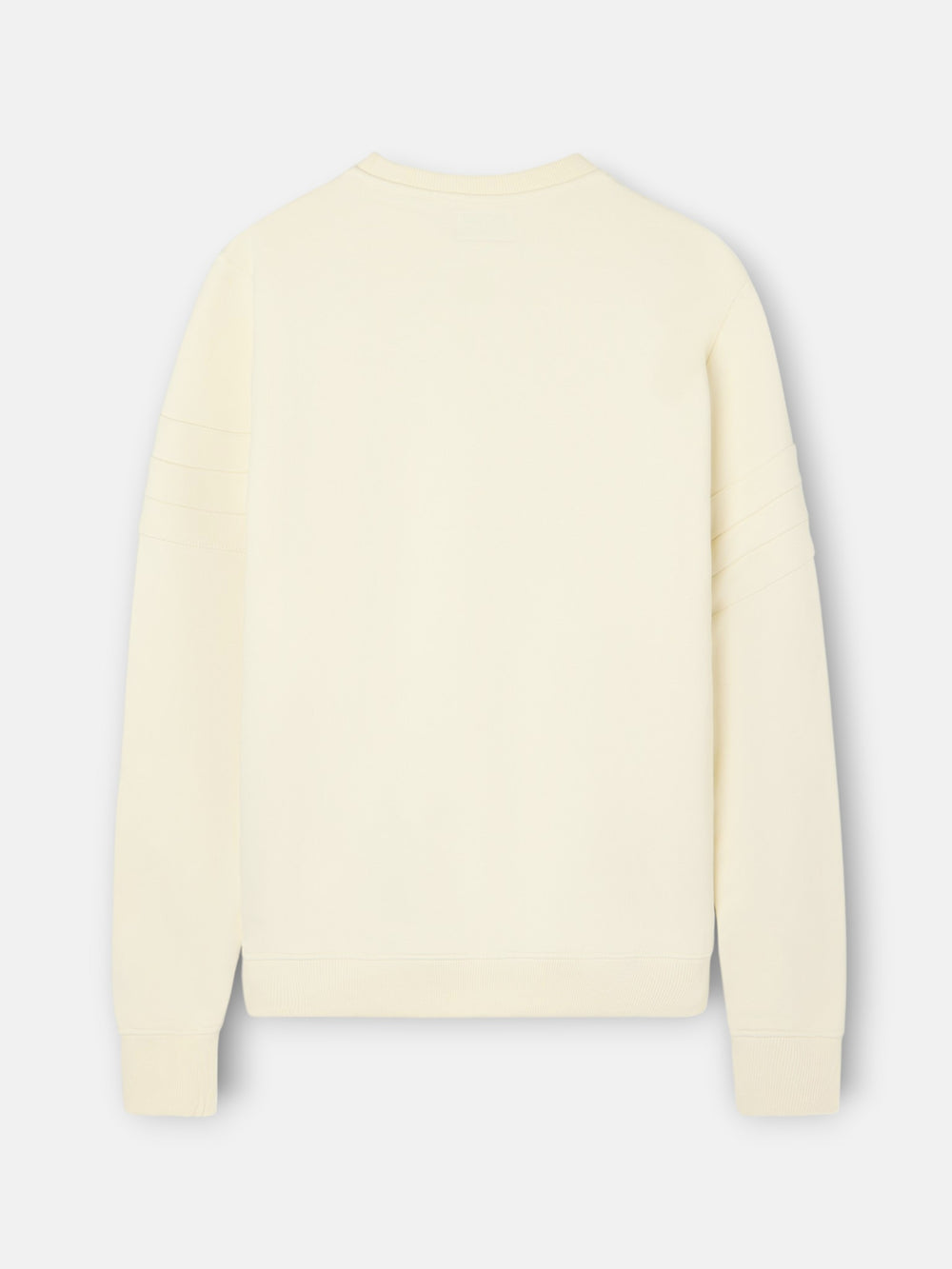 Sudadera raqueta relieve tono crema