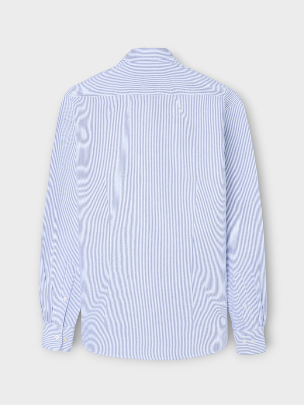 Chemise sport oxford raquette rayures bleu marine