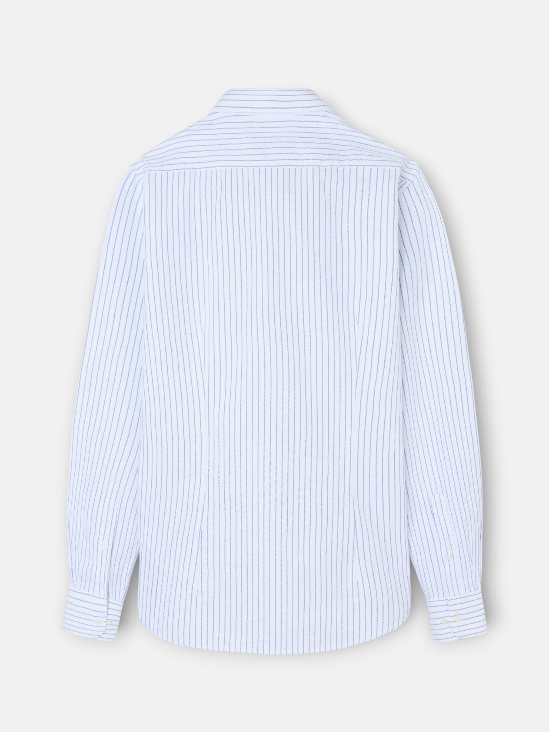Camisa sport oxford blanca raya fina navy