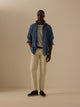 Camisa sport denim azul marinho